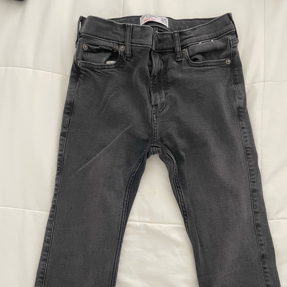 Boys Abercrombie Skinny Jean Black Slim 13/14